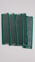 Double-Side Circuit-Board Cave-Plate Prototype Copper 5x7 4x6 1pcs/Lot Pcb 3x7 Green/blue