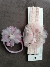 Balleenshiny infantil banda de pelo de tres dimensiones corona aleación Diamante de imitación diadema bebé niña de malla elástica diadema turbante