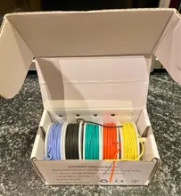 Wire-Cable Copper-Line Electrical-Wire DIY Flexible Silicone 20/18awg 5-Color Mix-Box
