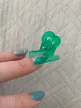 C Curve-Pinzas para pinceles de uñas, soporte de papel de extensión de uñas acrílicas de plástico multifunción