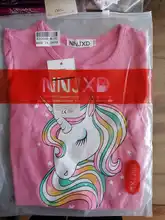 T-Shirt Children Clothing Short Unicorn Party Toddler Girl Baby Boy Kids for Tee-Tops