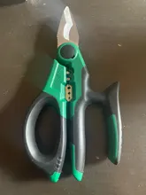 LAOA-Tijeras de electricista de 7 pulgadas, cortador de alambre, herramientas de prensado de Terminal de corte, 1,5-4mm cuadrados