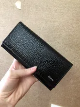 Coin Purses Long Wallet Alligator Crocodile Genuine-Leather Ladies Clutch Female Luxury