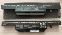 Laptop Battery Clevo W650BAT-6 K5 4400mah 6-Cells for W650bat-6/6-87-w650-4e42/K590c-i3/..