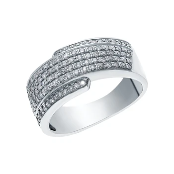 

Gold ring with diamonds sunlight sample 585