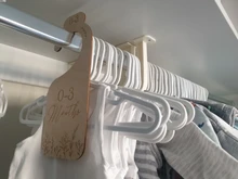 Lets Make-divisores de armario de bebé recién nacido, organizadores de ropa, guardarropa de bebé, 24 meses, Regalo para mamá, 11 Uds.