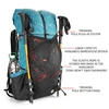 3F UL GEAR QiDian Hiking Backpack 40+16L Outdoor Waterproof Climbing Bag Qi Dian UltraLight Pack Trekking Men Women 4