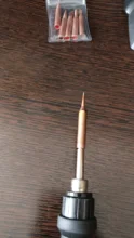 6 unids/lote 900M-T cobre puntas de pistola para soldar soldadura libre de plomo soldadura Sting para 936/937/938/969/8586/852D Estación de soldadura