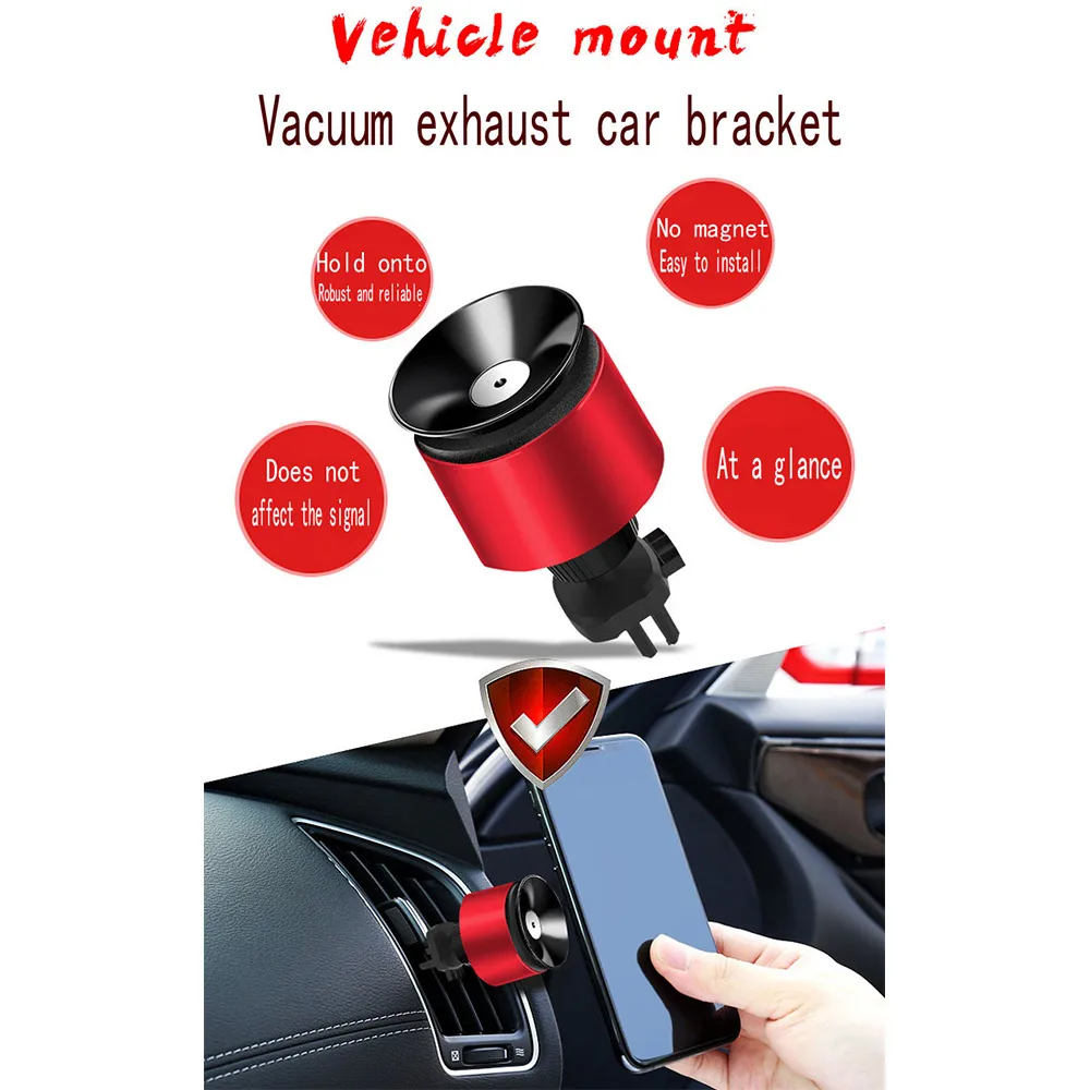 KISSCASE Auto Handy Halter Saugnapf 360 Dashboard Air Vent Halterung Halter Sucker Für iPhone 11 7