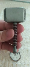 LLavero de Metal con forma de martillo de Thor para hombre y mujer, accesorios para seguidores de películas, 2021