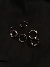 Conjuntos de anillos coreanos para mujer, joyería Pop sencilla, anillos de oro a la moda, venta al por mayor, 2020