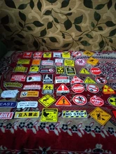 Pegatinas de advertencia para coche y motocicleta, pegatinas impermeables con recordatorios, para portátil, equipaje y Snowboard, 50 Uds.