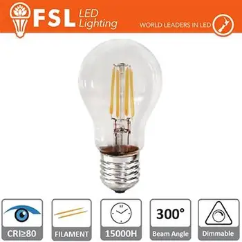 

Lamp filament drop-7W 2700K E27 800LM dimmable