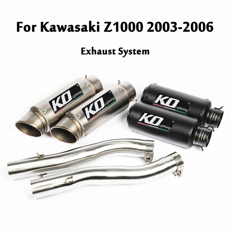 

Концевые наконечники для выхлопной системы, модифицированные, для Kawasaki Z1000, 2003, 2004, 2005, 2006