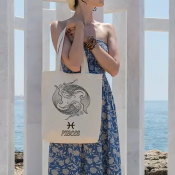 

Angemiel Bag Pisces Piscean Shopping Beach Tote Bag