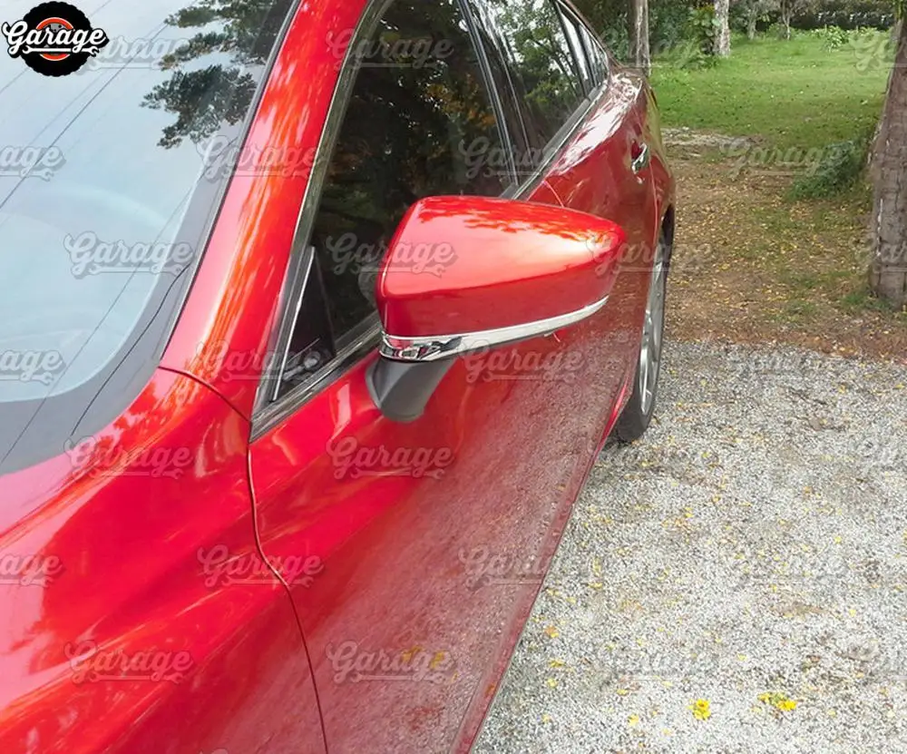 Накладки на зеркала для Mazda 6 2013- ABS пластик литье 1 комплект/2 шт. украшение для автомобиля Стайлинг
