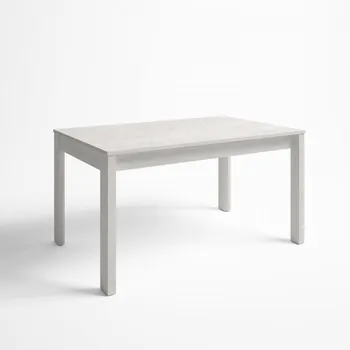 

EXTENDABLE TABLE MASHATI 140 CM WHITE NÓRDIC