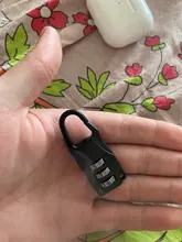 Mini candado de aleación portátil para equipaje de viaje al aire libre, mochila con cremallera, bolso de mano seguro, antirrobo, combinación de código, bloqueo de número