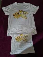 Camiseta de estética Unisex para mujer, ropa con gráfico de Simba y Nala de El Rey León, de manga corta, para niños