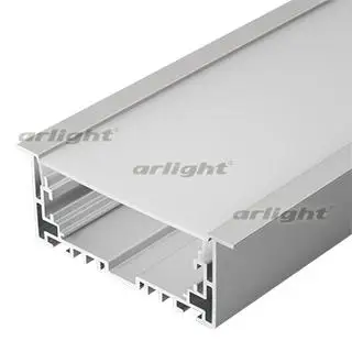 021178 Профиль с экраном S2-LINIA94-F-2500 ANOD+OPAL ARLIGHT