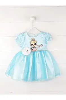 

Baby girl blue tulle skirt dress special occasions Casual Model stylish Girl Kids babies Clothing Sets princess style models