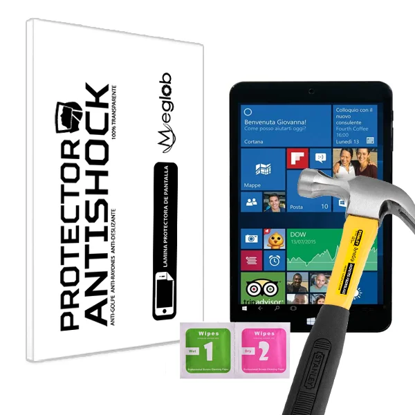 Screen protector Anti-Shock Anti-scratch Anti-Shatter compatible with Tablet Mediacom WinPad W801 | Электроника