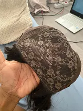 ISEEHAIR-peluca recta de cabello humano para mujer, hecha a máquina, con Color Natural, sin pegamento