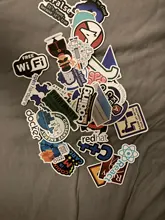 Pegatinas de programación de Internet para ordenador portátil, paquete de etiquetas de viaje para Skateboard, 10/50 Uds.
