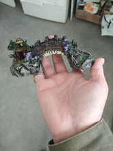 Tanque de peces de acuario decorativo Vintage puente adornos de paisaje árbol para pabellón plantas resina diseño suministros para mascotas casa Decoración