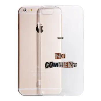 

Cover per TUTTI GLI IPHONE - NITRO NO COMMENT MODELLO 2 Trasparente UltraSottili AntiGraffio Antiurto Case Custodi MADE IN ITALY