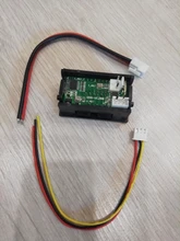 Mini Digital voltímetro amperímetro DC 100V 10A Panel Amp voltios medidor de corriente de voltaje Detector comprobador de 0,56 de doble LED pantalla Auto