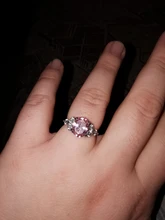 Anillo de boda ovalado de circonia cúbica para mujer, joyería 925 anillos de plata esterlina, luz rosa, blanca, azul champán