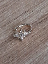 Pendientes de Clip de hoja de oro para mujer, sin Piercing, Puck Rock, Vintage, cristal, estrella, joya para oreja, regalos de joyería para niña