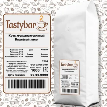 

Coffee flavored "cherry liquor" 1000 gr