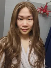 Wig Lace-Wig Wavy Heat-Resistant Body-Wave Brown EASIHAIR Natural Synthetic-Long Women