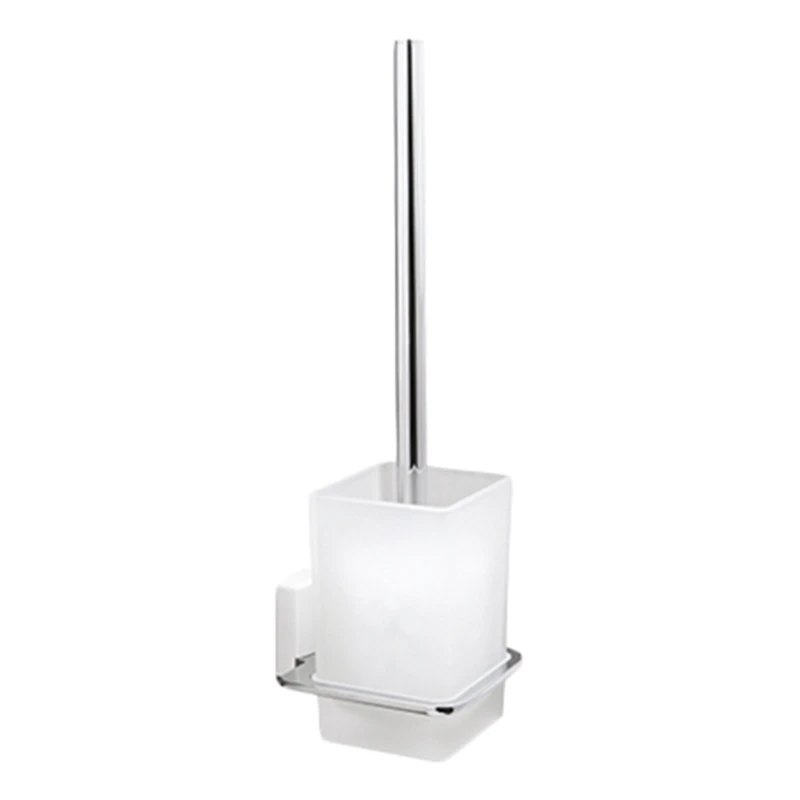 Ёршик WasserKRAFT Leine K-5027 WHITE (Металл, хромоникелевое покрытие, уплотнительные пластиковые кольца, матовое стекло)