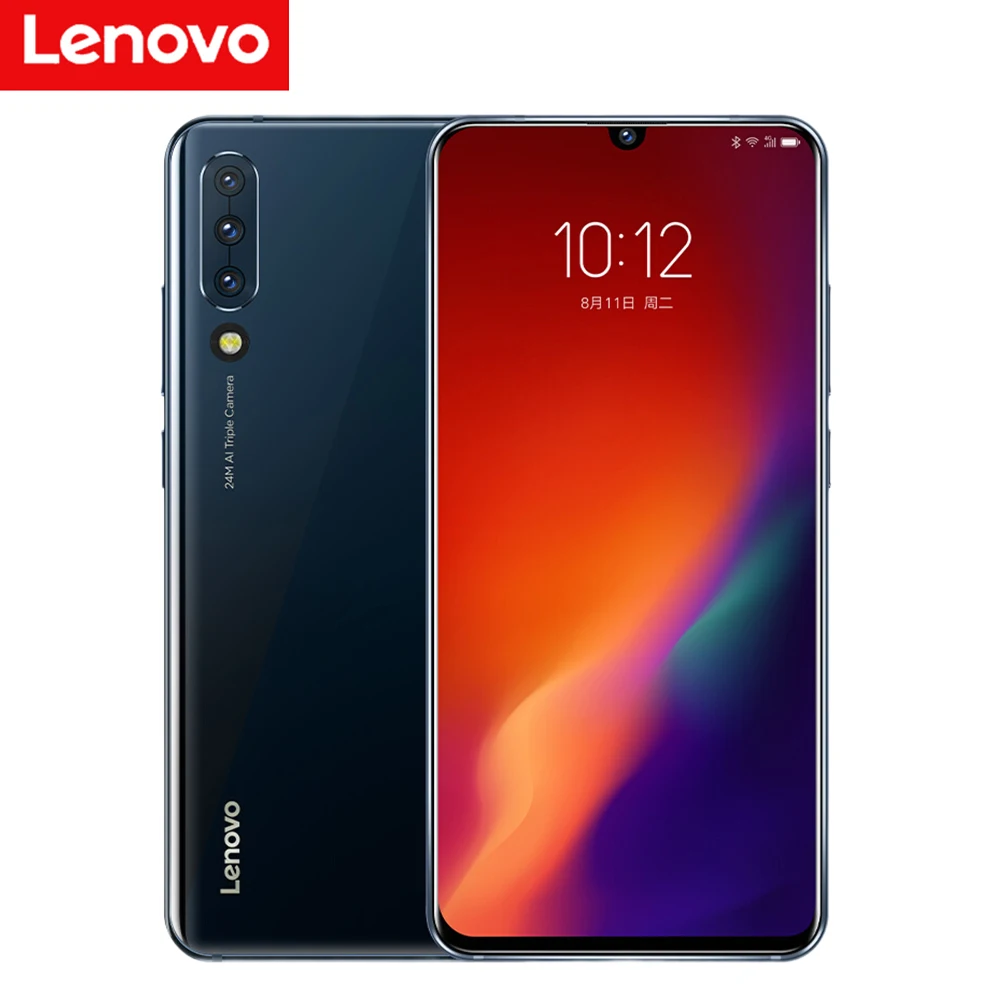 Lenovo Z6 6 ГБ ОЗУ 64 Гб/128 Гб ПЗУ 6,3" восьмиядерный смартфон Snapdragon 730 с ИИ тройной задней камерой Android P 4000 мАч