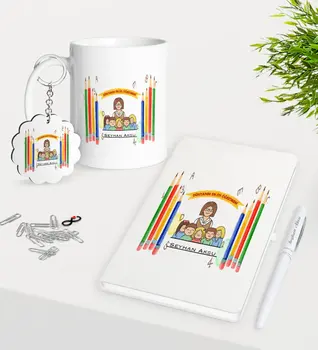 

Personalized World Best Öğretmeni Trophy Keychain White Notebook Pen Gift Seti-19