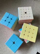 Cubo mágico de macarrones para niños, juguete de rompecabezas profesional Neo sin pegatinas, 2x2, 3x3, 4x4, 5x5, 3x3x3, novedad de 2020