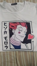 Camiseta de Hunter X Hunter de Anime japonés para mujer, Tops Kawaii de verano, camisetas gráficas de Hisoka de dibujos animados, camiseta divertida de Killua para mujer