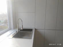 Grifos de latón para fregadero de cocina, escobilla, Palanca única, resorte extraíble, mezcladores, agua fría y caliente, grúa 9009