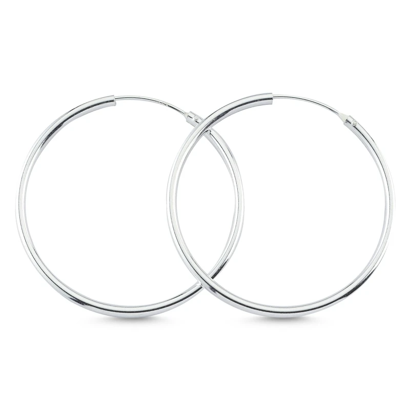 

Armagano 30mm Plain Ring Earrings