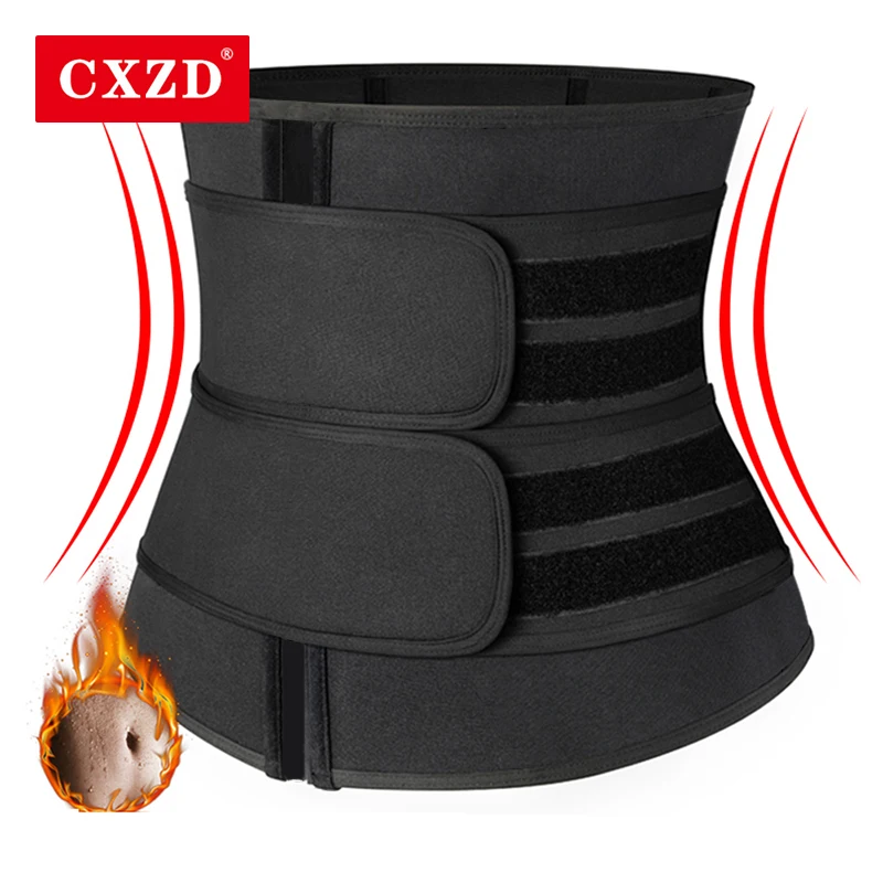 

CXZD 2022 New Women Waist Trainer Fitness Sauna Sweat Neoprene Slimming Belt Girdle Shapewear Modeling Strap Body Shapers
