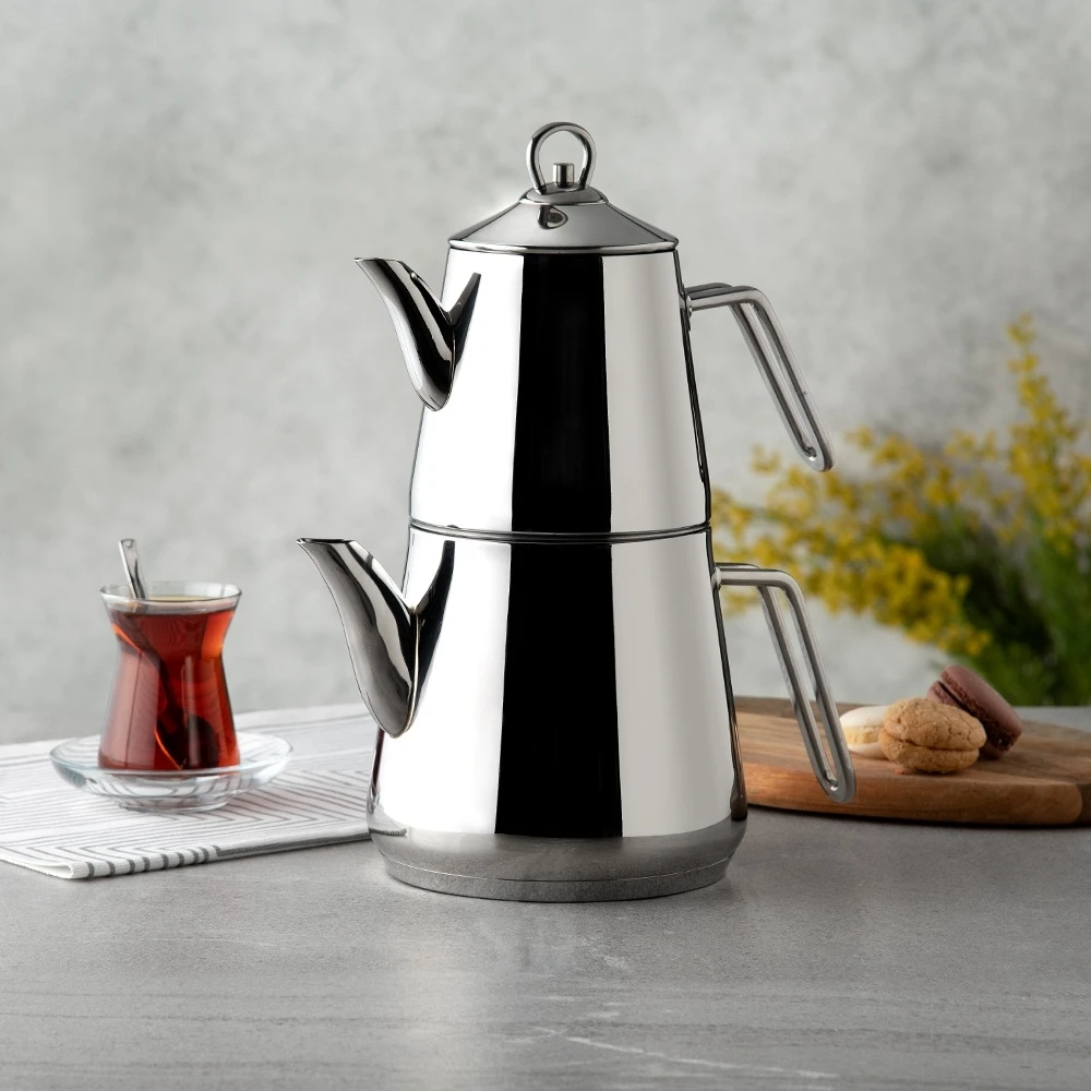 

Everest Steel Teapot Set