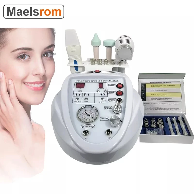 Dermabrasion Diamond Microdermabrasion Machine 5 in 1 Skin Scrubber