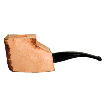 

Extra-Extra briar block bored and fitted with acrylic half-bent stem