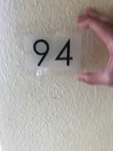 Sign Doorplate Number Glass-Effect Customize Acrylic Modern-House Street-Name Plaque