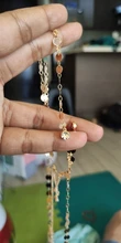 Sheet-Chain Jewelry-Accessories Crystal Necklace Multiple-Layers Gold-Color For Couple