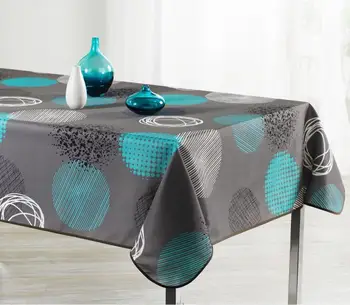 

Tablecloths Ball cyan Prints stain repellent Colores June Decorations household