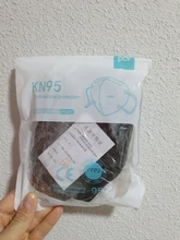 10-100 Uds ffp2mask KN95 máscaras 5 capas cara boca máscaras reutilizable Filtro de protección KN95 respirador fpp2mask CE negro Mascarillas